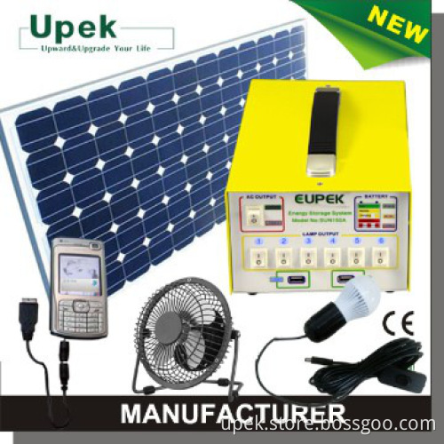 off grid protable solar power system for home indoor lighting